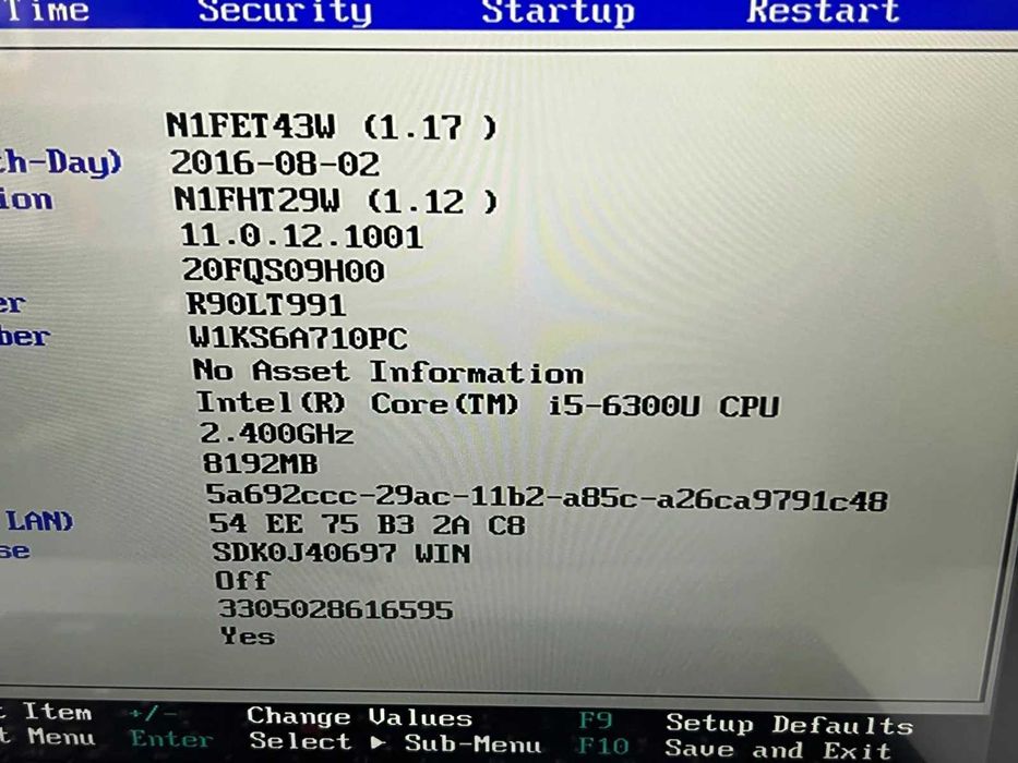 Laptop SH Lenovo ThinkPad X1 Yoga i5-6300U 8GB RAM SSD 512GB Touch