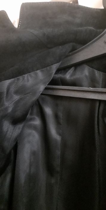 Замшевый плащ 46-48 размера