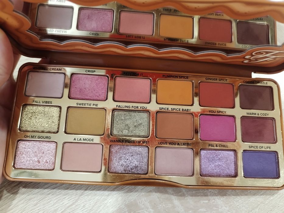 Тени Too faced Pumpkin spice palette