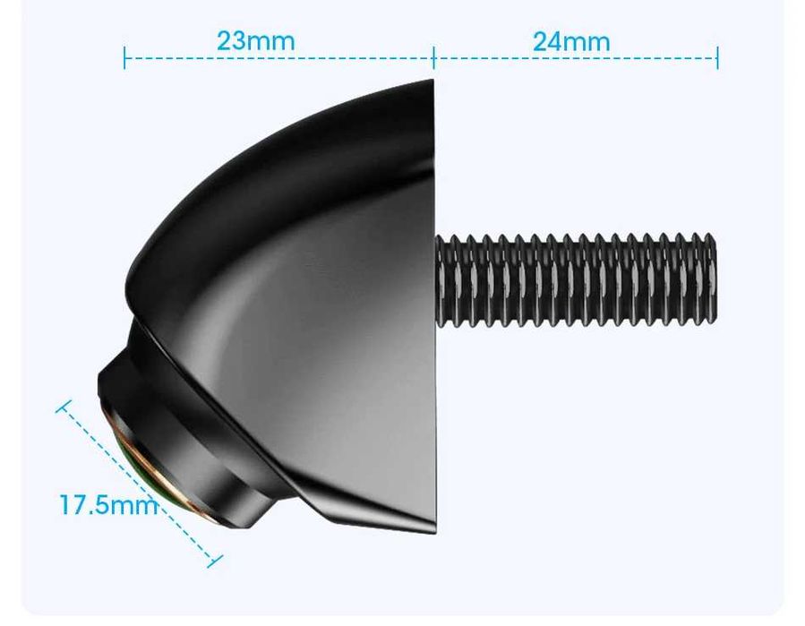 Camera Parcare Universala, AHD 1080P/720P, Unghi Reglabil 360°, cu montaj Fata / Spate