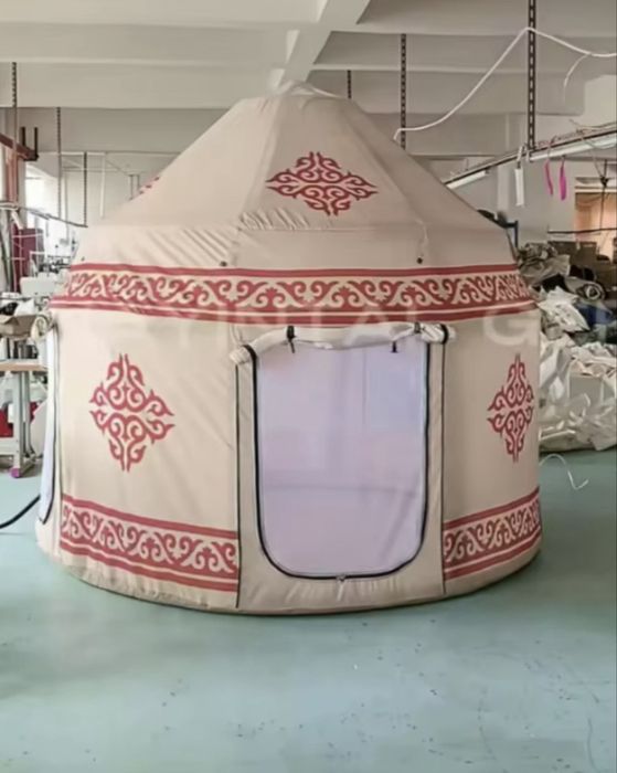 Палатка юрта надувная  с насоом