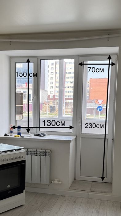 Продам пластиковое окно и дверь