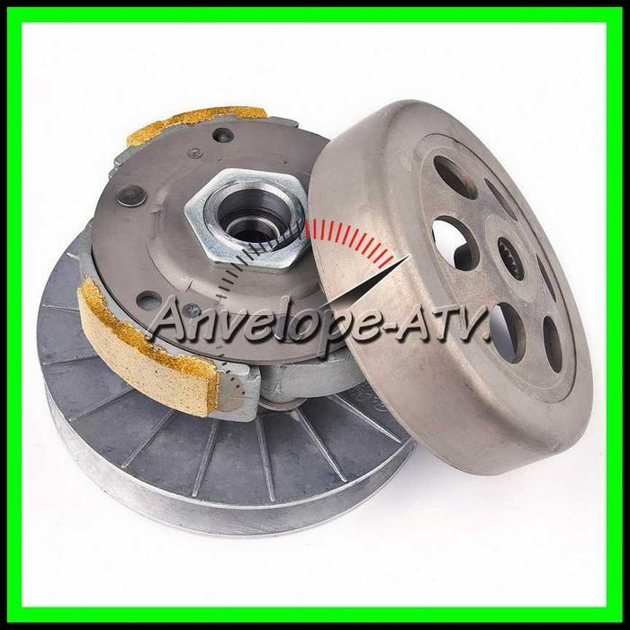 Variator + Ambreiaj + Curea LINHAI 300 275 cu Saboti Fulie Oala 135MM