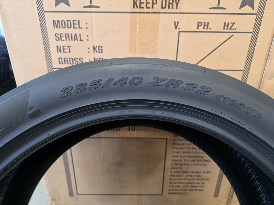 285/40/22 & 325/35/22 4бр.PIRELLI P ZERO TROFEO R-Неразличими от НОВИ