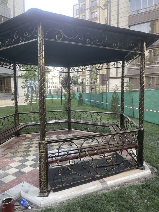 Besedka Naves tapchan беседки навес конст дверы металл изделия