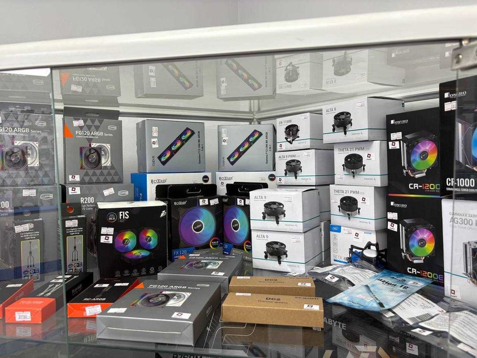 Комплектующие для ПК | Материнские платы, SSD, БП, кулеры | Новые