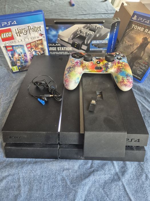 Ps4 fat 1 TB с 2 игри и 1 dualshock 4 v1