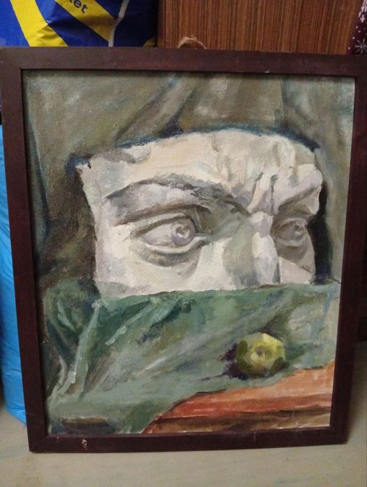 Картина маслом оформненная