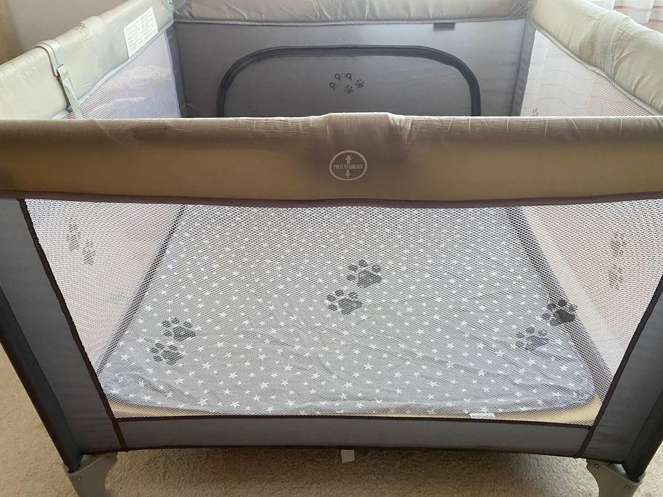 Сгъваема бебешка кошара + МАТРАК