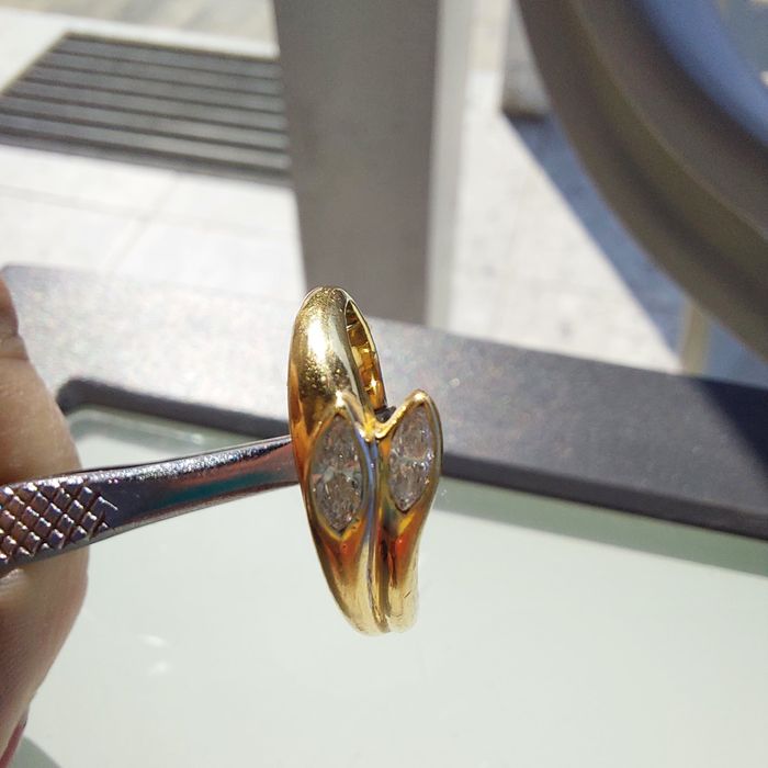 Inel aur 18k cu diamante 0,50 ct
