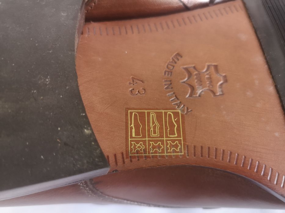 Rollmann, обувки естествена кожа, номер 43