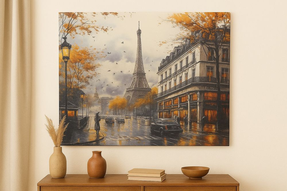 Картина  Париж през есента