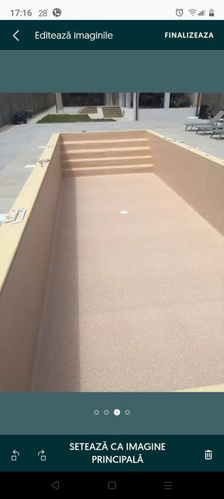 Montaj /sudat  liner piscina