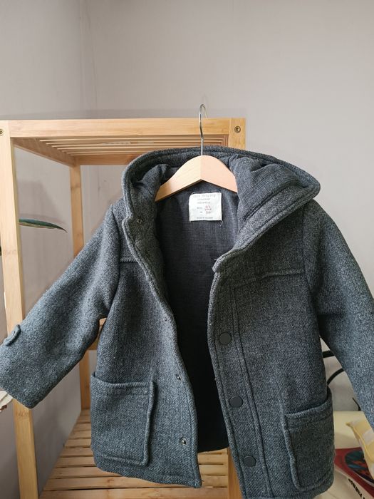 Вълнено детско палто Zara