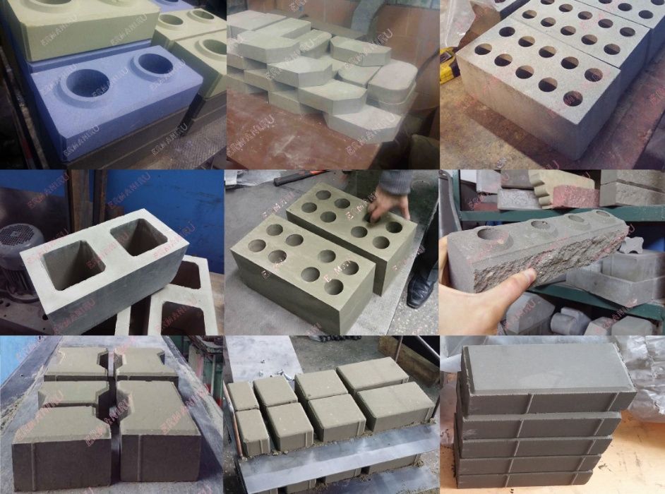 Строителна фабрика за производство на тухли, тротоарни плочи