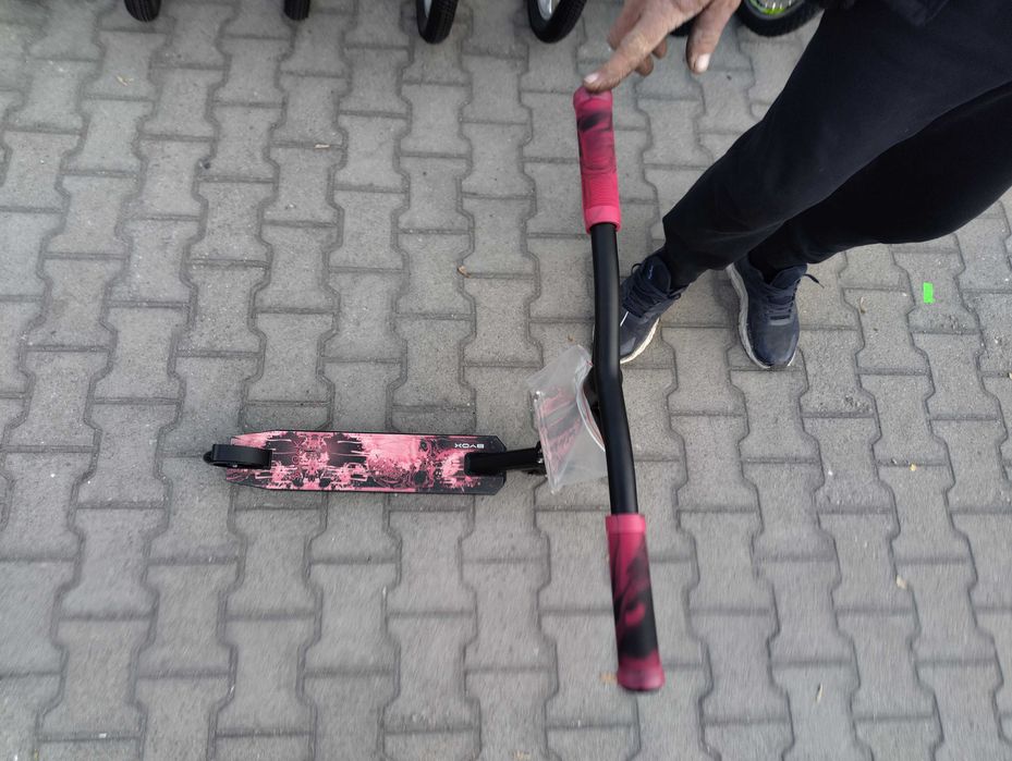 BYOX Детска тротинетка stunt SHOCK червен