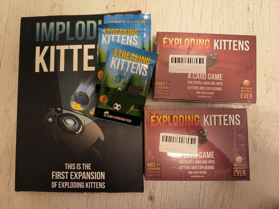 Експлоадиращи котета карти Card Exploding Kittens , Impoding , barking