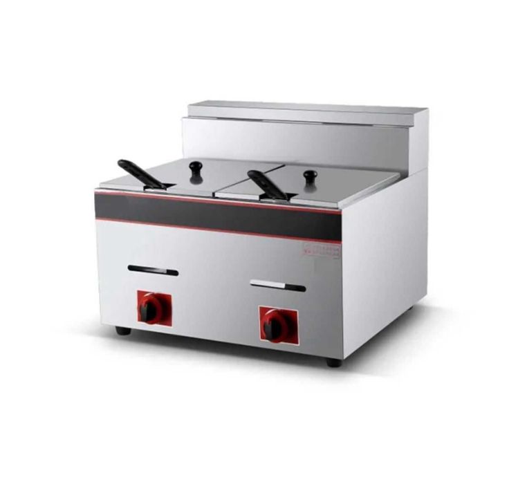 Friteuza gaz 61+61 dubla -TRANSPORT GRATUIT