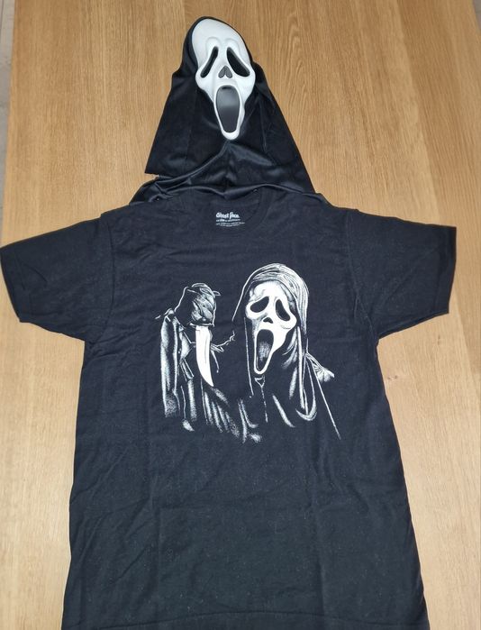Halloween Scary Movie Ghost Face set tricou și mască