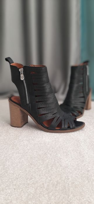 Sandale cu toc, piele naturala, Benvenuti/37