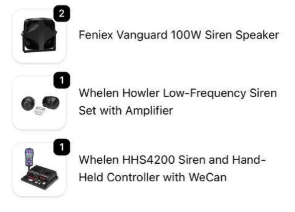 Сирена Whelen HHS4200