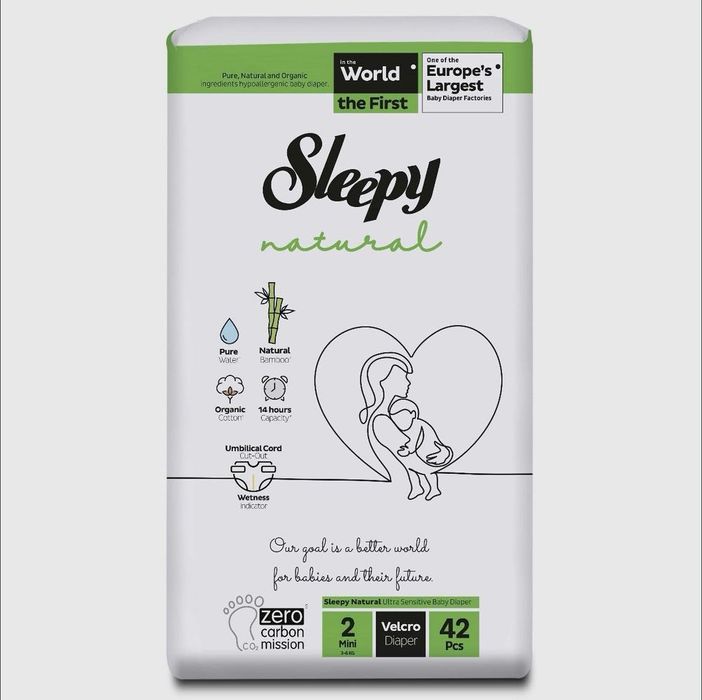 подгузники новые Sleepy pampers 42