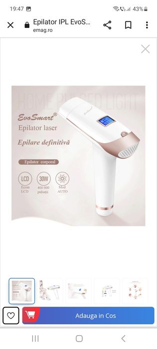 Aparat epilat definitiv cu laser