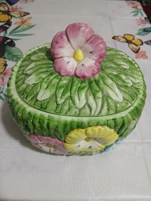 Vas decorativ din Italia pentru alimente