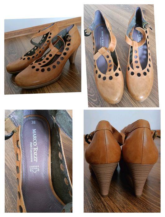 Sandale piele  38/ Marco Tozzzi