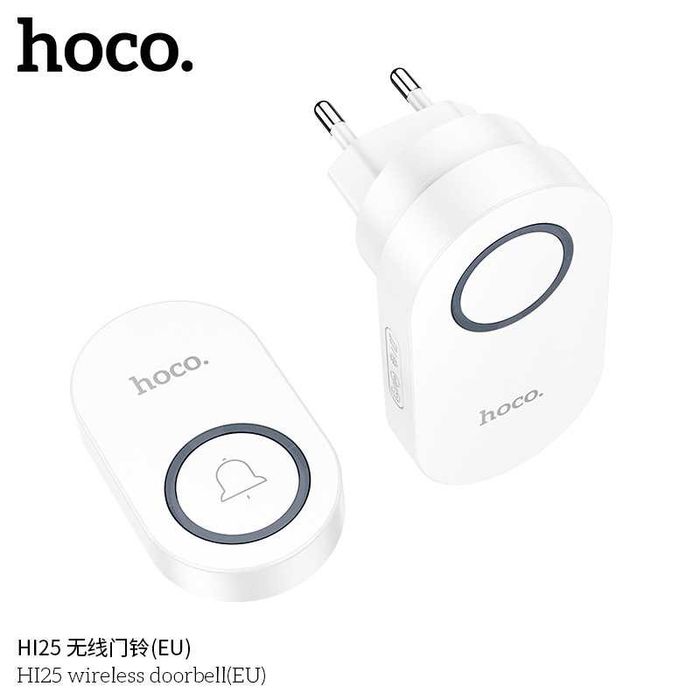 Hoco HI25 Беспроводной дверной звонок Wireless doorbell (евростандарт)