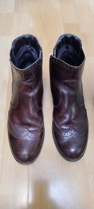Botine piele maro Benvenutti mărimea 38