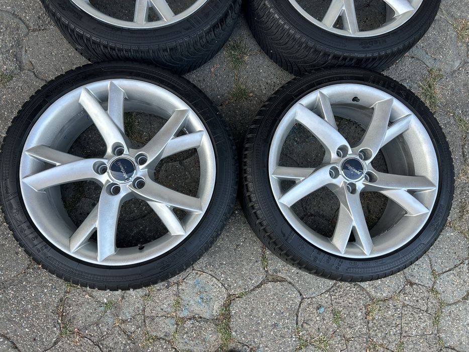 Jante aliaj 5x112mm, anvelope iarna 235/40 R18, Audi, VW, Seat, Skoda, Mercedes