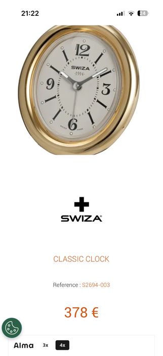 Ceas Swiza , mecanic