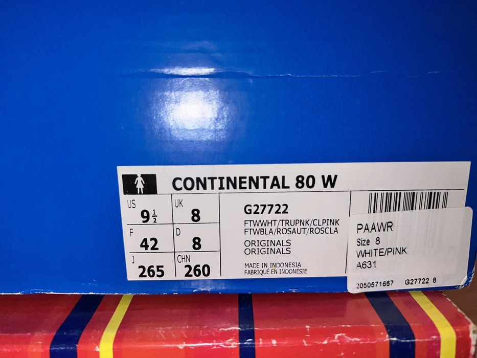Addidas Continental 80 41 номер
