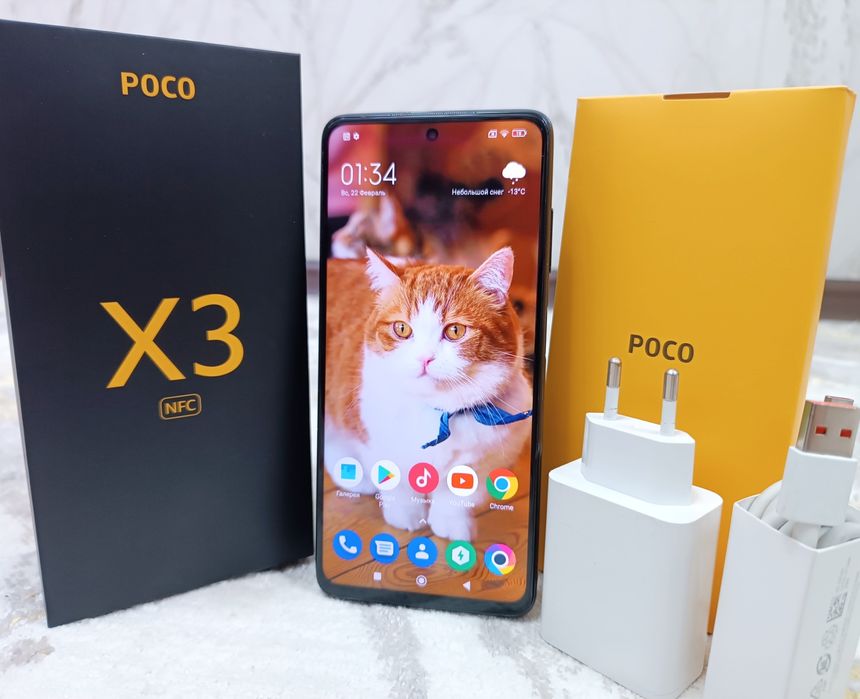 Xiaomi POCO X3 Весь комплект в оригинале.