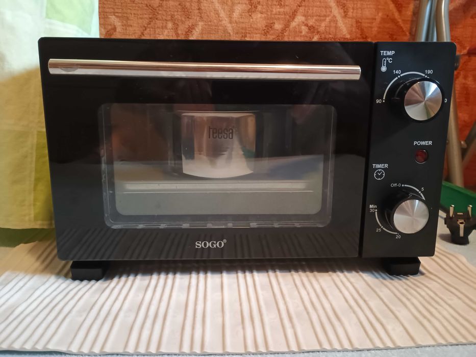 Grill original Sogo 10 L aproape nou 800W 230 grade timer 80 lei fix