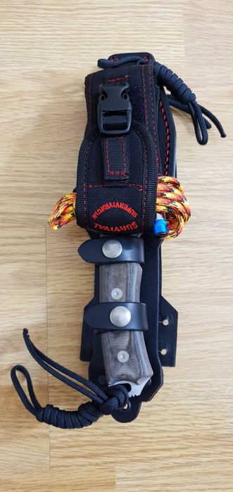 Cutit MIGUEL NIETO CHAMAN 140-KK, lama 11.5CM Survival Kit