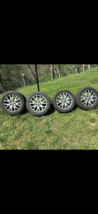 Jante aliaj audi + Cauciucuri vară Continental 225 50 R17 Y XL