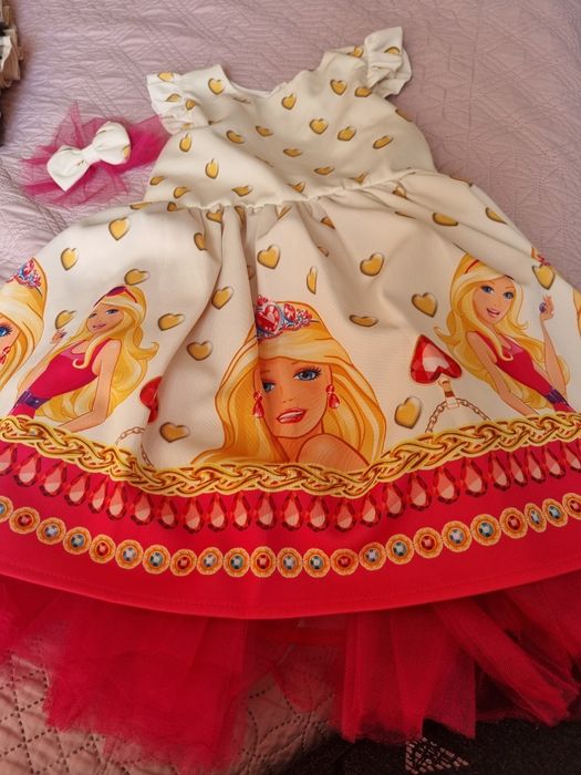 Детска рокля на Барби, размер , размер 9-10 години