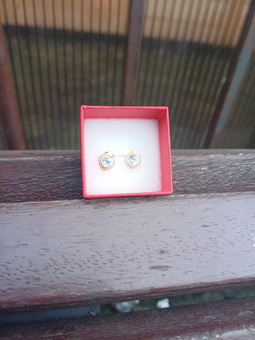 Cercei de aur galben de 14 k