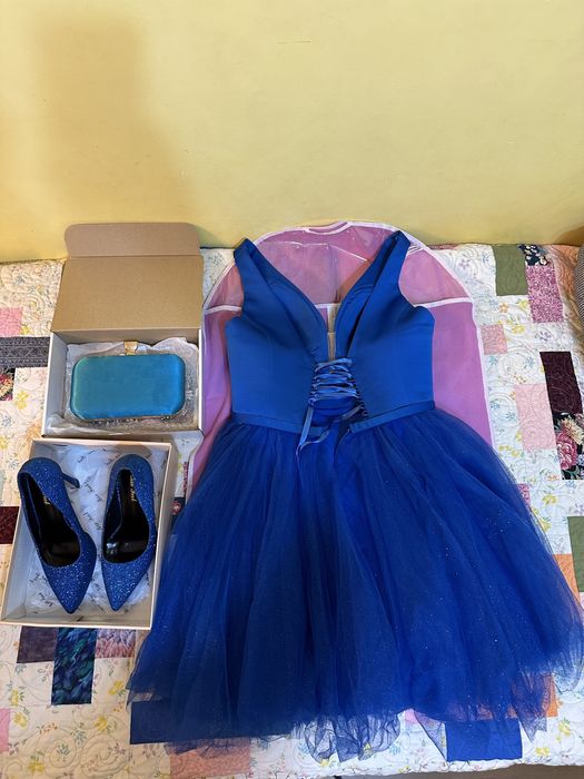 Бална рокля,токчета и чанта