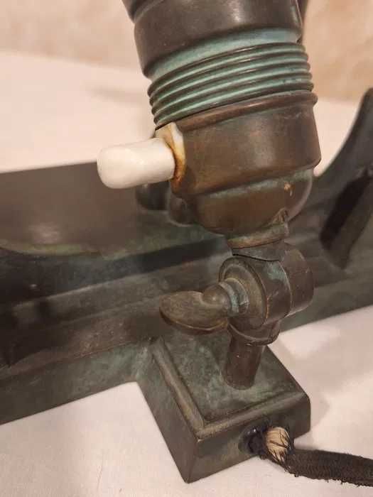 БРОНЗ Промоция АР ДЕКО МАРКИРАНА над 100 г антика статуетка пластика