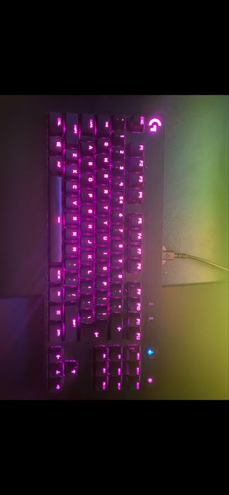 Гейминг слушалки Logitech - Pro X 2 Lightspeed, безжични, черни + Logitech - G PRO KB Clicky, GX Blue, RGB, черна