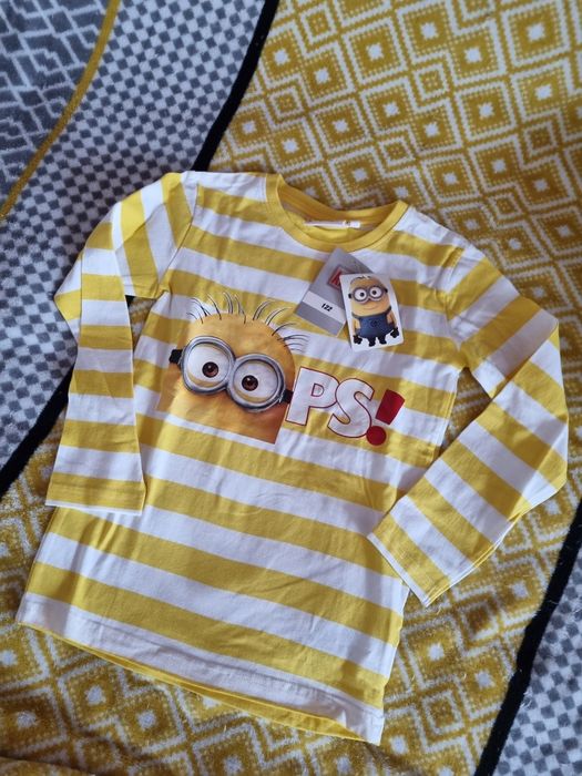 Bluze bumbac 134-140 lot  8-10 ani c&a ,kappa , reserved, minions