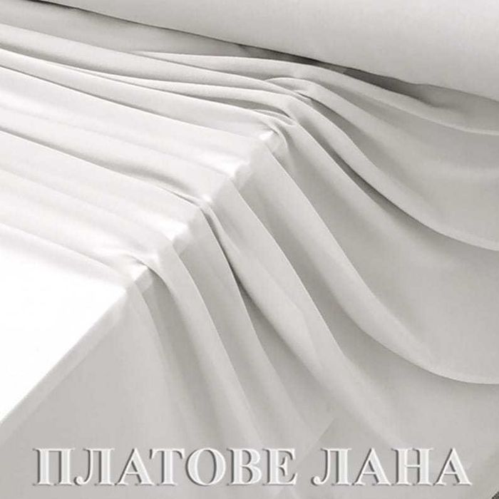 Плат шифон цвят-Off-white