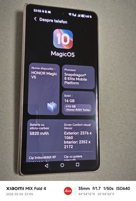 Vand Honor Magic V 5