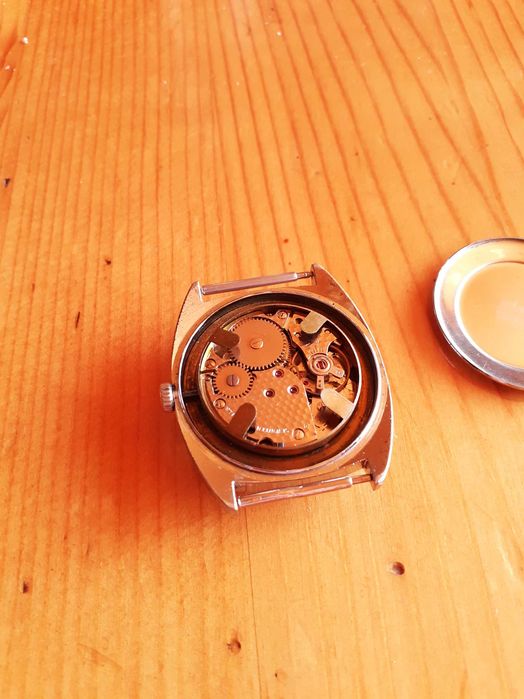 Стоманен голям KIENZLE Shlenkel Super Watch GERMANY- Немски механичен.