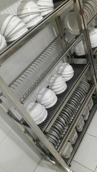 Стол мойка стеллаж из нержавейки