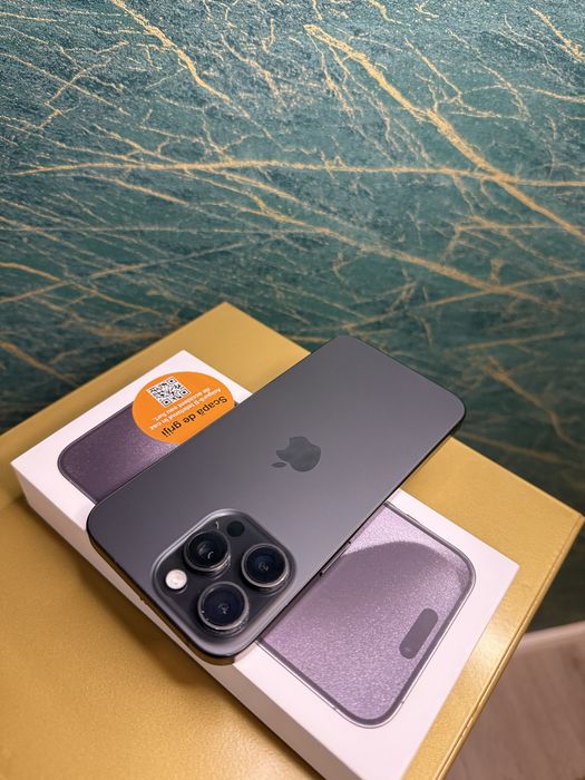 Vand iPhone 15 Pro Max 1 TB Negru Mat