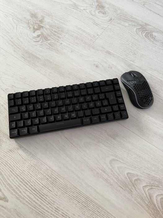 Tastatura si mouse gaming fara fir RED THUNDER K84